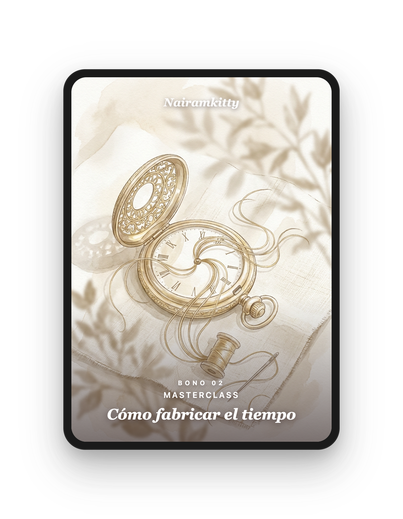 Masterclass Cómo Fabricar el Tiempo